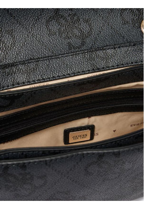 Guess Torebka 180976 Czarny. Kolor: szary. Materiał: skórzane
