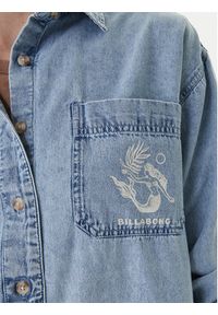 Billabong Koszula jeansowa Down The Coast EBJWT00122 Niebieski Oversize. Kolor: niebieski. Materiał: bawełna #5