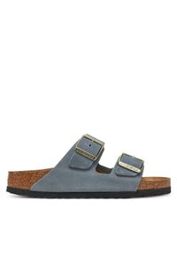 Birkenstock Klapki Arizona 1029253 Błękitny. Kolor: niebieski. Materiał: skóra