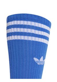 Adidas - adidas Zestaw 3 par wysokich skarpet unisex High Crew JJ1985 Kolorowy. Materiał: bawełna, materiał. Wzór: kolorowy #3
