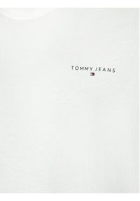 Tommy Jeans Longsleeve Linear DM0DM21138 Biały Slim Fit. Kolor: biały. Materiał: bawełna. Długość rękawa: długi rękaw #4