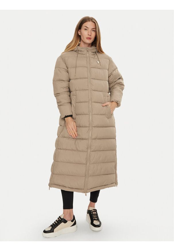 Guess Kurtka zimowa V4BL04 WFYE2 Szary Regular Fit. Kolor: szary. Materiał: syntetyk. Sezon: zima