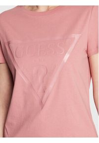 Guess T-Shirt V2YI07 K8HM0 Różowy Regular Fit. Kolor: różowy. Materiał: bawełna #3