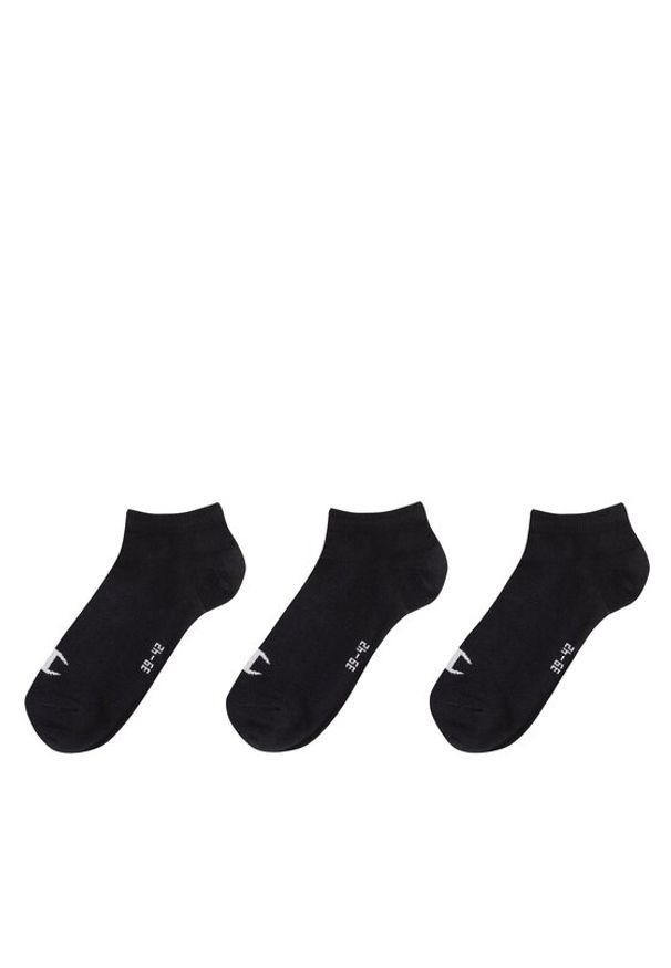 Zestaw 3 par niskich skarpet unisex Champion. Kolor: czarny