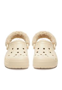 Crocs Klapki C-BAYA LINED FUZZ STRAP CLOG 206633-11S Beżowy. Kolor: beżowy #5