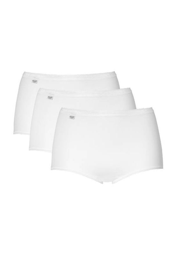 Sloggi Figi maxi Basic+ 3 Pack biały female biały 54. Stan: podwyższony. Kolor: biały. Materiał: materiał, bawełna