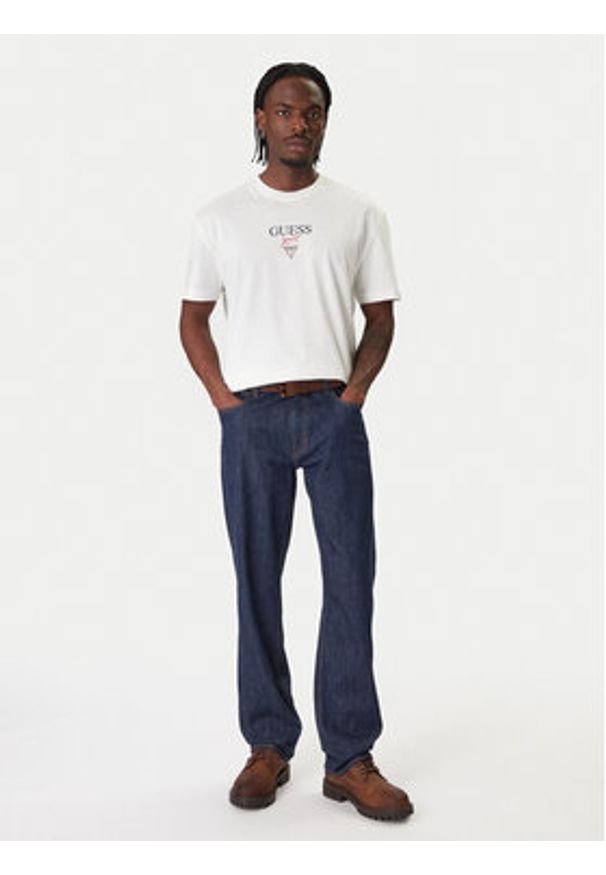 Guess Jeans Jeansy M6RA1B D002G Granatowy Relaxed Fit. Kolor: niebieski