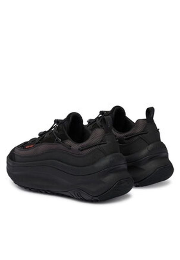 Moon Boot Sneakersy Moon247 Xlace 80D2490100 Czarny. Kolor: czarny. Materiał: skóra, zamsz