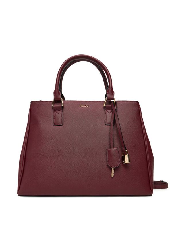 Aldo Torebka Nanever 14076898 Bordowy. Kolor: czerwony. Materiał: skórzane