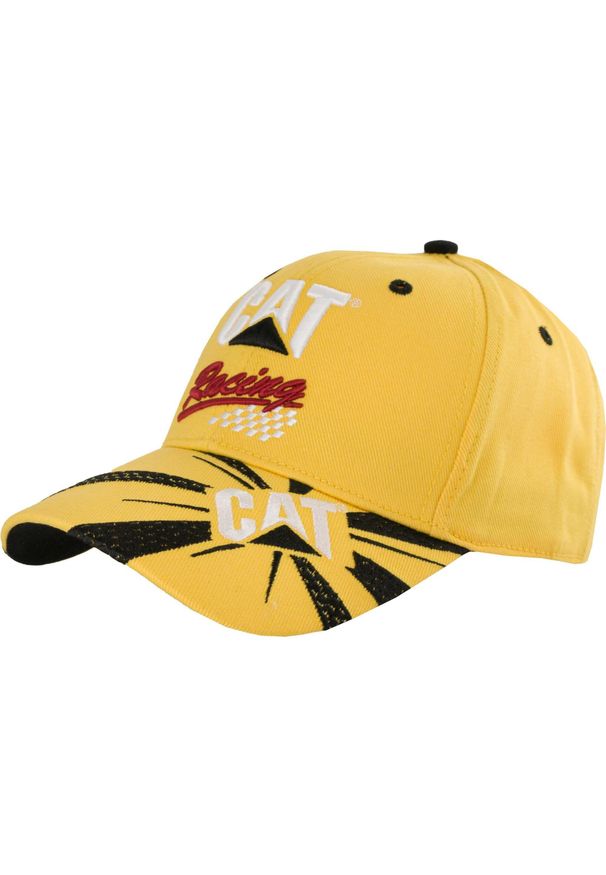 Black Cat - Unisex Czapka do Wyścigów Kotów - Lekka i Oddychająca. Kolor: fioletowy, wielokolorowy, pomarańczowy. Materiał: bawełna. Styl: elegancki