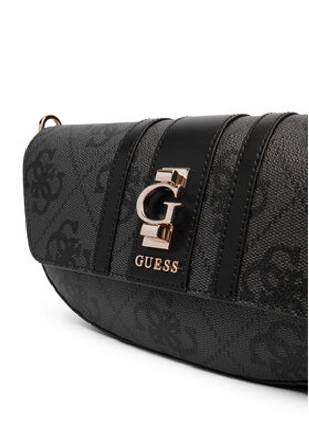 Guess Torebka Erenia HWSO78 38210 Szary. Kolor: szary. Materiał: skórzane