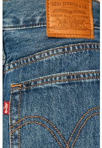 Levi's® - Levi's - Spódnica jeansowa. Okazja: na spotkanie biznesowe. Stan: podwyższony. Kolor: niebieski. Materiał: jeans. Styl: biznesowy #3
