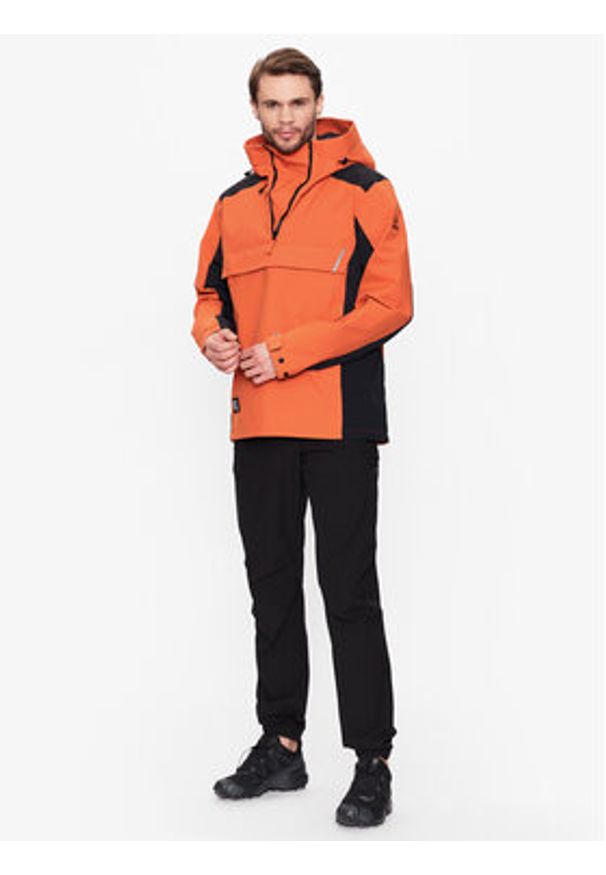 Halti Kurtka anorak Hiker 064-0548 Pomarańczowy Regular Fit. Kolor: pomarańczowy. Materiał: syntetyk