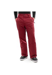 SIROKO - Męskie spodnie snowboardowe Sporty zimowe Siroko P1 Furano. Kolor: czerwony. Sezon: zima. Sport: snowboard #1