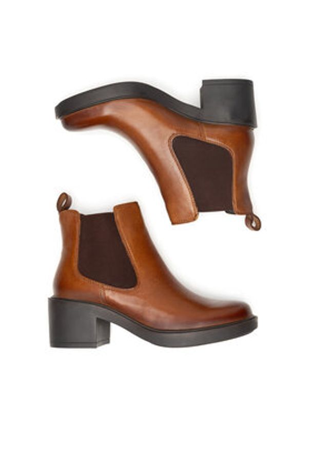 Lasocki Sztyblety WI34-LORENA-01 Brązowy. Kolor: brązowy. Materiał: skóra