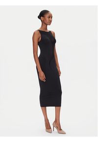 Wolford Sukienka koktajlowa Satin Sheer 57176 Czarny Slim Fit. Kolor: czarny. Materiał: syntetyk. Styl: wizytowy #3