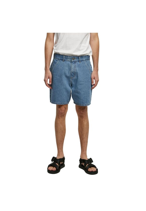 Denimowe szorty bermudzkie Urban Classics. Kolor: niebieski. Długość: krótkie. Sezon: lato