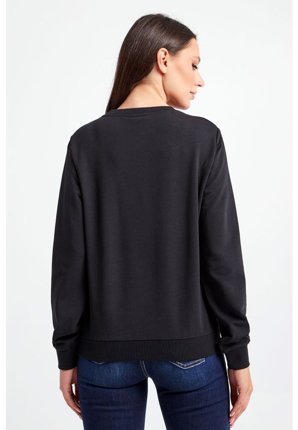 Liu Jo Sport - Bluza LIU JO SPORT. Materiał: tkanina. Długość: długie. Wzór: napisy. Styl: sportowy