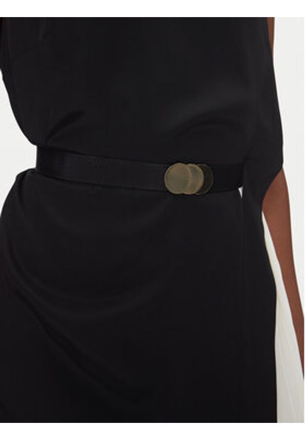 SIMONA CORSELLINI - Simona Corsellini Sukienka koktajlowa P25CPAB01001 Kolorowy Slim Fit. Materiał: syntetyk. Wzór: kolorowy. Styl: wizytowy