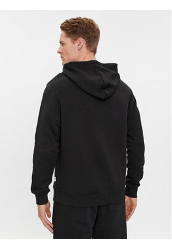 Pepe Jeans Bluza Joe Hoodie PM582573 Czarny Regular Fit. Kolor: czarny. Materiał: bawełna