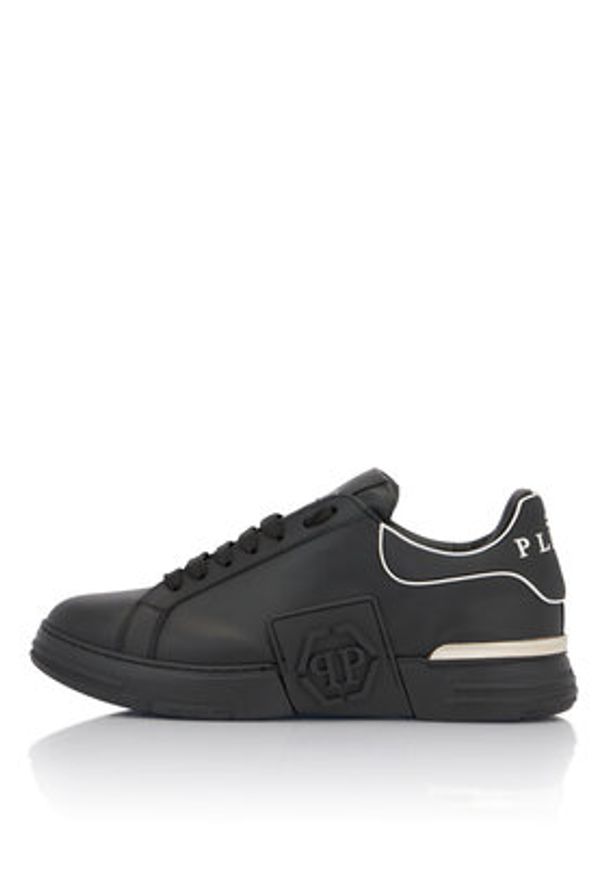 Philipp Plein - PHILIPP PLEIN Sneakersy SAFS USC0904 PLE005N Czarny. Kolor: czarny. Materiał: skóra