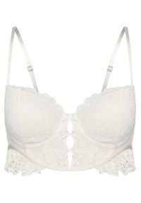 Hunkemöller Biustonosz z fiszbiną 302382 Écru. Materiał: syntetyk
