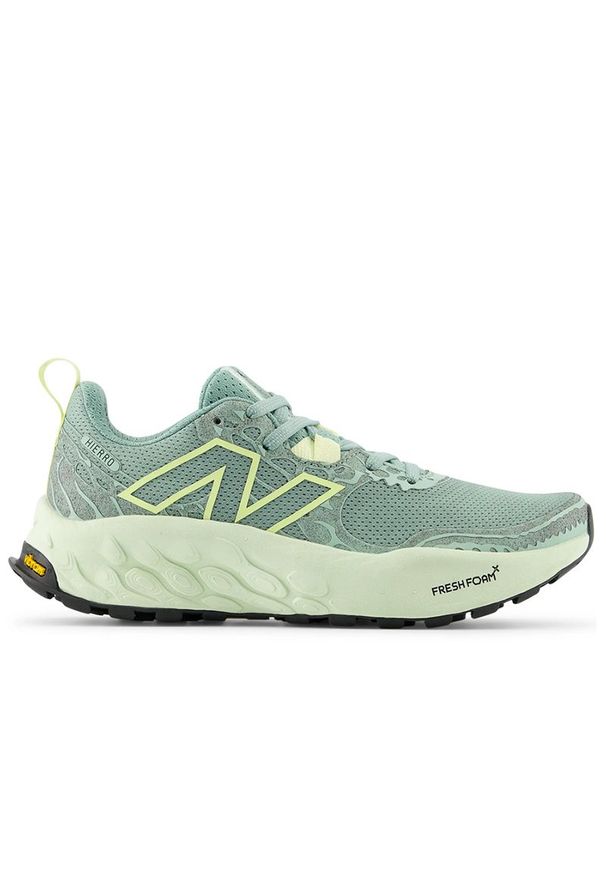 Buty New Balance Fresh Foam Hierro v8 WTHIERG8 - zielone. Kolor: zielony. Materiał: materiał, syntetyk, guma. Szerokość cholewki: normalna. Sport: bieganie, fitness
