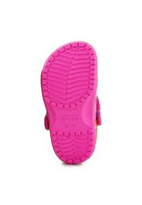 Klapki Crocs Classic Hyper Real Clog Jr 208451-90H różowe. Okazja: na co dzień. Kolor: różowy. Sezon: lato #6