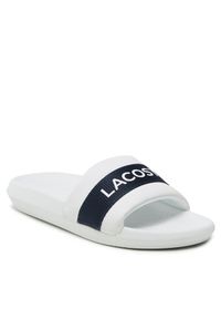 Klapki Lacoste. Kolor: biały #1