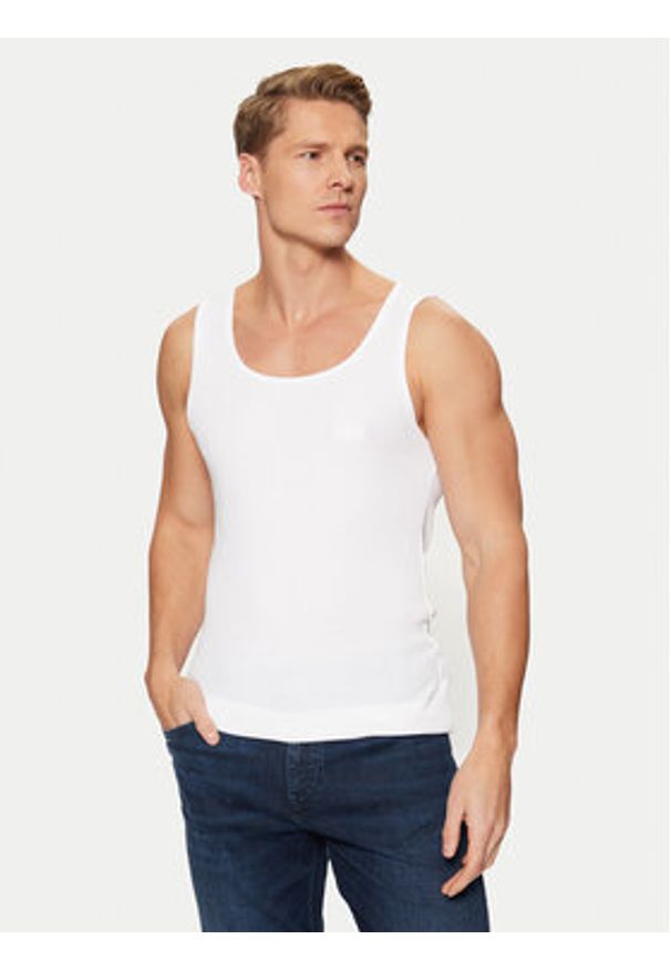 BOSS Komplet tank topów 50542132 Biały Regular Fit. Kolor: biały. Materiał: bawełna