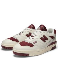 Buty unisex New Balance BB550LEZ – białe. Kolor: biały. Materiał: skóra. Szerokość cholewki: normalna. Sezon: lato #2