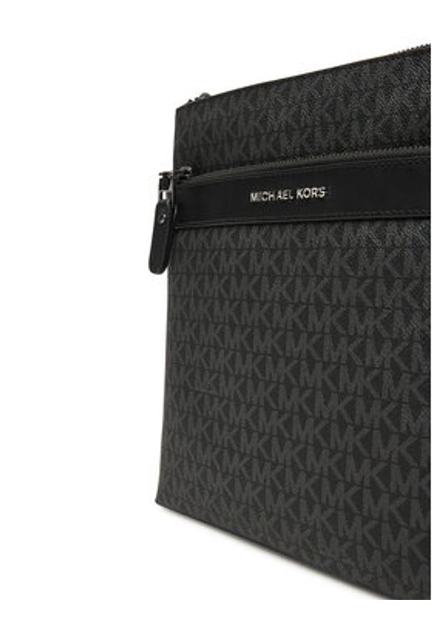 MICHAEL Michael Kors Saszetka Hudson 33T5LHDM1B Czarny. Kolor: czarny. Materiał: skóra