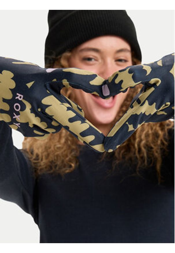 Roxy Rękawiczki Damskie Hydrosmart Liner ERJHN03264 Kolorowy. Materiał: poliester. Wzór: kolorowy