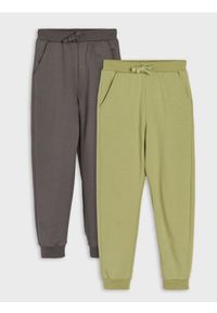Sinsay - Spodnie jogger 2 pack - szary. Kolor: szary