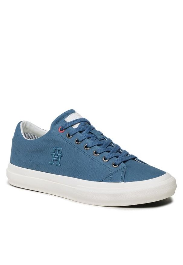 TOMMY HILFIGER - Tenisówki Tommy Hilfiger. Kolor: niebieski. Styl: street