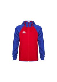 PEAK - Bluza z kapturem Peak zip bi-color élite. Typ kołnierza: kaptur. Kolor: wielokolorowy, niebieski, czerwony. Sport: koszykówka #1