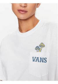 Vans T-Shirt Better Daze Pocket Tee VN000ADF Biały Regular Fit. Kolor: biały. Materiał: bawełna #3