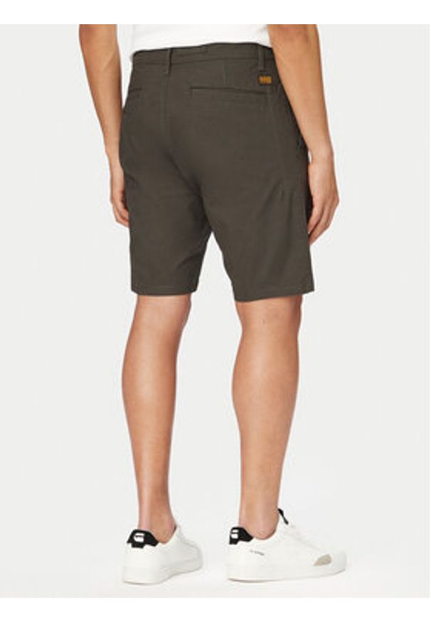 G-Star RAW - G-Star Raw Szorty materiałowe Bronson 3.0 D26337-E172 Szary ciemny Slim Fit. Kolor: szary. Materiał: bawełna