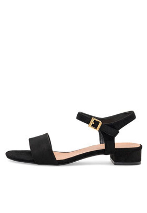 Jenny Fairy Sandały WS21167-01 Czarny. Kolor: czarny. Materiał: materiał