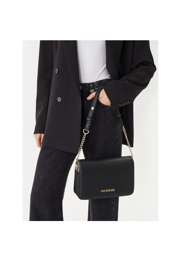 Love Moschino - Torebka LOVE MOSCHINO. Kolor: czarny