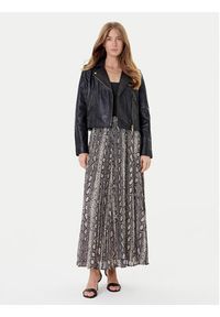 MICHAEL Michael Kors Spódnica plisowana MT570J5ABE Beżowy Regular Fit. Kolor: beżowy. Materiał: syntetyk #3