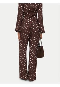 Vero Moda Spodnie materiałowe Elisa 10347961 Brązowy Loose Fit. Kolor: brązowy. Materiał: wiskoza #5