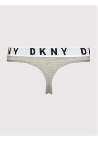 DKNY Stringi DK4529 Szary. Kolor: szary. Materiał: bawełna