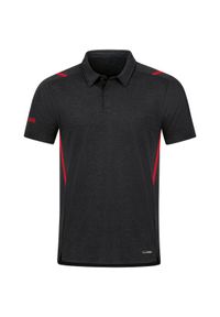 Polo Jako Challenge. Typ kołnierza: polo. Kolor: czerwony, wielokolorowy, czarny. Sport: piłka nożna #1
