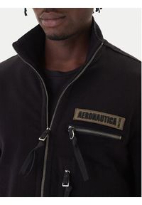 Aeronautica Militare Bluza 252FE2069UF00668 Czarny Regular Fit. Kolor: czarny. Materiał: bawełna