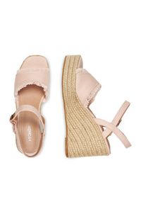 DeeZee Espadryle E0822-4A Różowy. Kolor: różowy. Materiał: materiał #2
