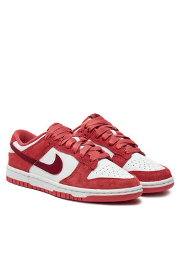 Nike Sneakersy Dunk Low Vday FQ7056 100 Biały. Kolor: biały. Materiał: zamsz, skóra