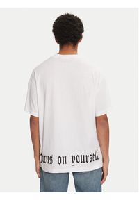 Just Cavalli T-Shirt 77OAHE14 Biały Regular Fit. Kolor: biały. Materiał: bawełna #5