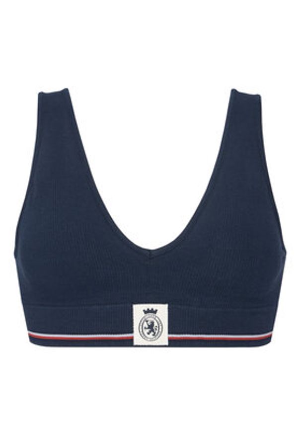 TOMMY HILFIGER - Tommy Hilfiger Biustonosz top UW0UW06062 Granatowy. Kolor: niebieski. Materiał: bawełna