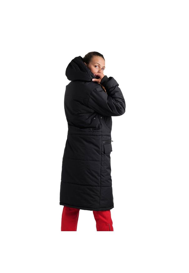 Adidas - Parka Arena Team Solid. Kolor: czarny. Materiał: materiał. Sport: piłka nożna